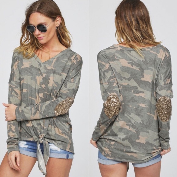 Camo Knit Top - Picture 2 of 2